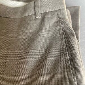 Lauren Ralph Lauren Dress Pants Mens 40x32 Tan Checker  Slacks Total Comfort